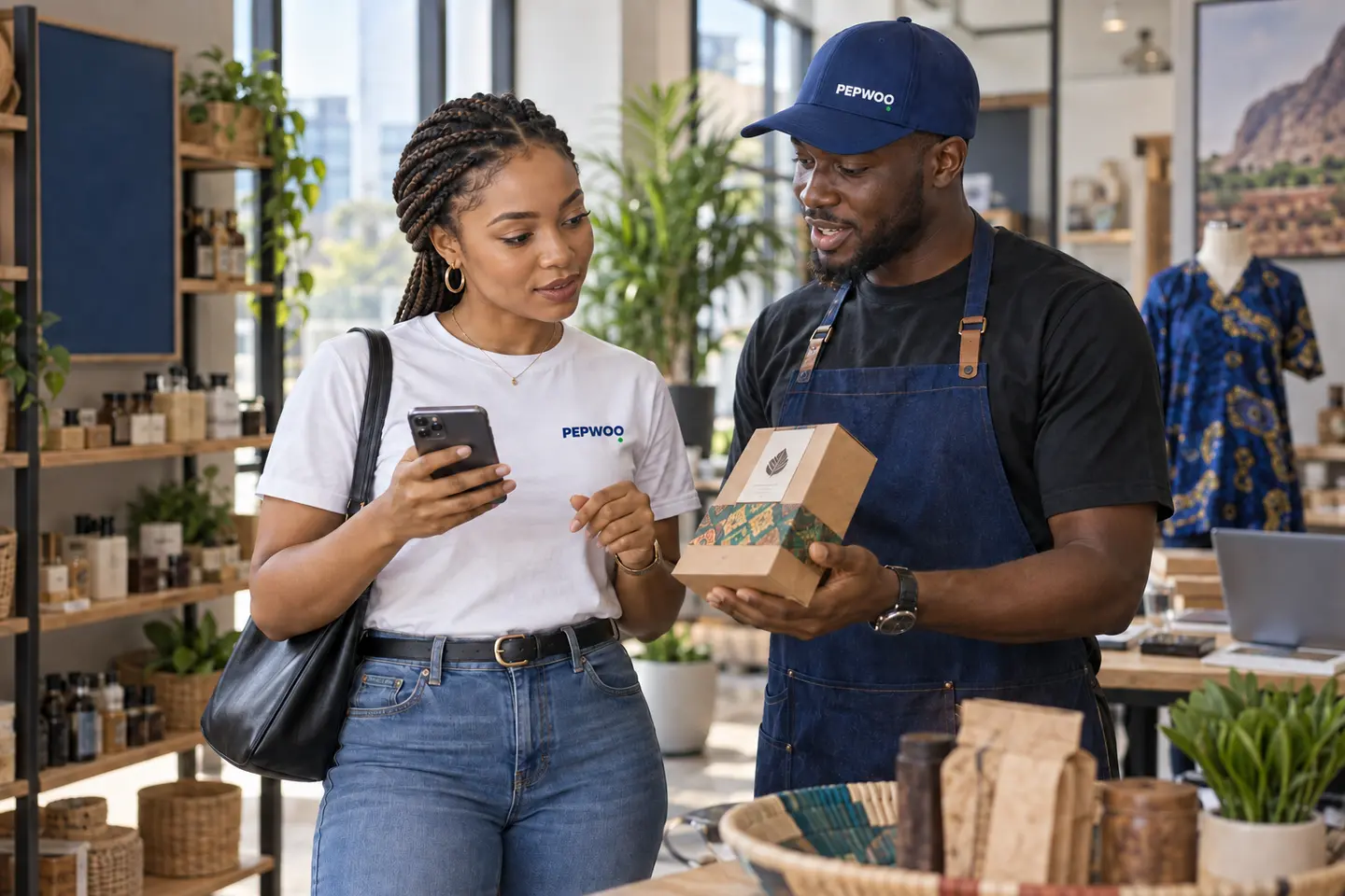 A PEPWOO buyer discovering an offering from a Nigerian business provider